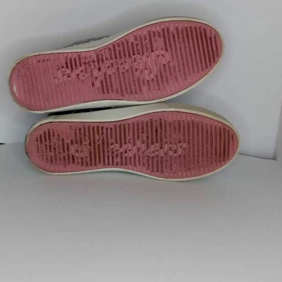 Skechers Stars & Sparkles Girls Silver/Pink High Top Sneakers - Size 5 - Picture 4 of 5